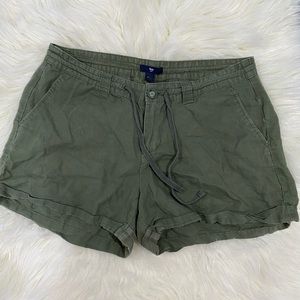 (GAP) Green Linen Shorts